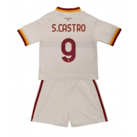 AS Roma Santiago Castro #9 Bortatröja Barn 2026-27 Kortärmad (+ Korta byxor)